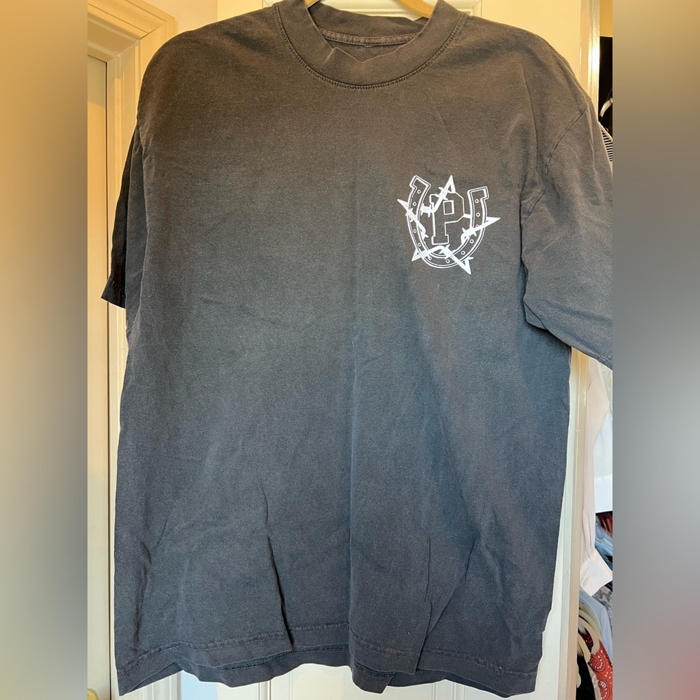 Pythia Men's Dark Gray Graphic Tee